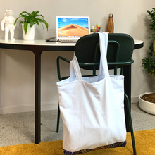Laden Sie das Bild in den Galerie-Viewer, Tote Bag Mamie du Sud - Upcyclé - 100% coton et Made in France