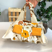 Laden Sie das Bild in den Galerie-Viewer, Sacs à Tarte - Lunchbag - Upcyclés - 100% Made in France zéro déchet et réutilisable Capeebara