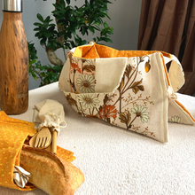 Laden Sie das Bild in den Galerie-Viewer, Sacs à Tarte - Lunchbag - Upcyclés - 100% Made in France zéro déchet et réutilisable Capeebara