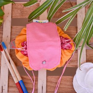 Trousse de toilette - Made in France fait main, écologique, réutilisable et zéro déchet Capeebara