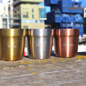 Verres Isothermes 100% Inox - Certifiés Sans BPA - Gardez les à vie, écologique, réutilisable et zéro déchet Capeebara