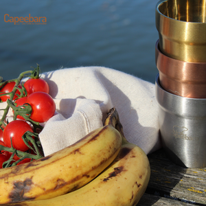 Verres Isothermes 100% Inox - Certifiés Sans BPA - Gardez les à vie, écologique, réutilisable et zéro déchet Capeebara