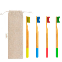 Carregar imagem no visualizador da galeria, Brosse à dents en bambou et nylon Capeebara